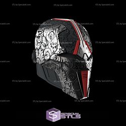 Cosplay STL Files Lord Adraas Helmet Starwars 3D Print Wearable