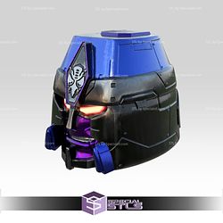 Cosplay STL Files Megatron Beast Wars Helmet 3D Print Wearable