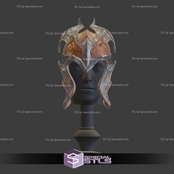 Cosplay STL Files Mirkwood Elf Helmet Lord of the Ring Wearable 3D Print