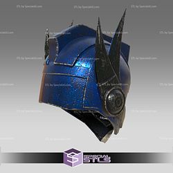 Cosplay STL Files Optimus Primal Helmet 3D Print Wearable