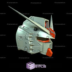 Cosplay STL Files RX78 Gundam Helmet