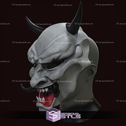 Cosplay STL Files Yakukza Oni Mask