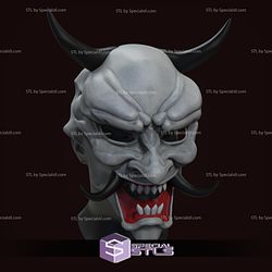 Cosplay STL Files Yakukza Oni Mask