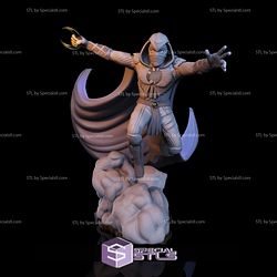 Moon Knight V3 STL Files 3D Printing Figurine