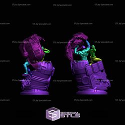 Cyclops and Colossus Vs Sentinel STL Files 3D Printing Figurine