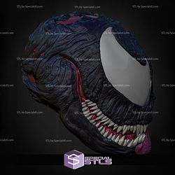 Cosplay STL Files Venomized Iron Man Helmet 3D Print Wearable