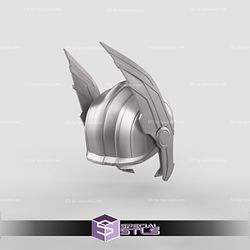 Cosplay STL Files Thor Ragnarok Helmet 3D Print Wearable