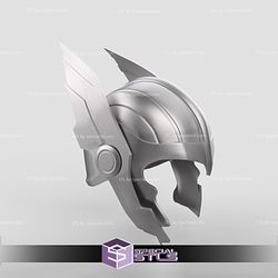 Cosplay STL Files Thor Ragnarok Helmet 3D Print Wearable