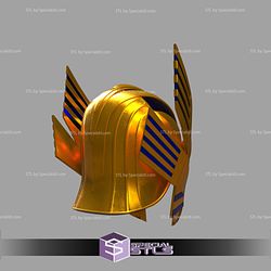 Cosplay STL Files Thor Love and Thunder Helmet 3D Print Wearable