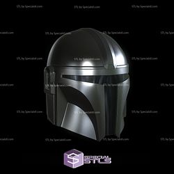 Cosplay STL Files The Mandalorian Helmet Starwars 3D Print Wearable