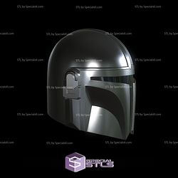 Cosplay STL Files The Mandalorian Helmet Starwars 3D Print Wearable