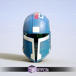 Cosplay STL Files SWTOR Mandalorian Hunter Helmet Starwars 3D Print Wearable