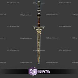 Cosplay STL Files Sword of Night and Flame Elden Ring