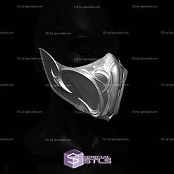 Cosplay STL Files Subzero Mask Mortal Kombat 3D Printing Figurine