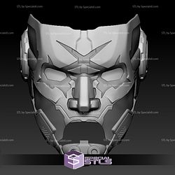 Cosplay STL Files Static X Xero Mask