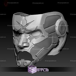 Cosplay STL Files Static X Xero Mask