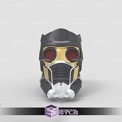 Cosplay STL Files Star Lord Helmet 3D Print Wearable