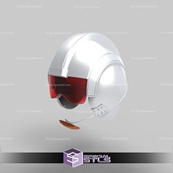Cosplay STL Files Snow Speeder Pilot Helmet 3D Print Wearable