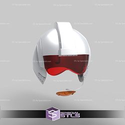 Cosplay STL Files Snow Speeder Pilot Helmet 3D Print Wearable