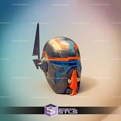Cosplay STL Files Shae Vizla Mandalorian Helmet Starwars 3D Print Wearable