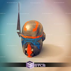 Cosplay STL Files Shae Vizla Mandalorian Helmet Starwars 3D Print Wearable