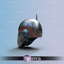 Cosplay STL Files Shae Vizla Mandalorian Helmet Starwars 3D Print Wearable