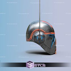 Cosplay STL Files Shae Vizla Mandalorian Helmet Starwars 3D Print Wearable