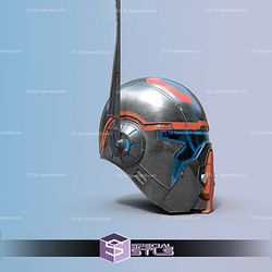 Cosplay STL Files Shae Vizla Mandalorian Helmet Starwars 3D Print Wearable