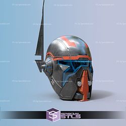 Cosplay STL Files Shae Vizla Mandalorian Helmet Starwars 3D Print Wearable