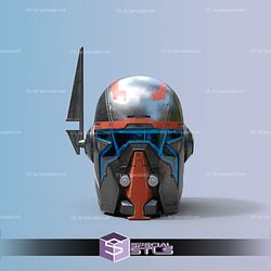 Cosplay STL Files Shae Vizla Mandalorian Helmet Starwars 3D Print Wearable