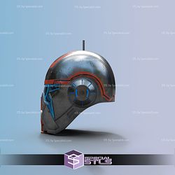 Cosplay STL Files Shae Vizla Mandalorian Helmet Starwars 3D Print Wearable