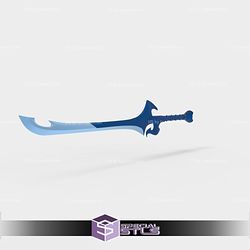 Cosplay STL Files Separated Swords of Power Masters of the Universe 3D Print Wearable