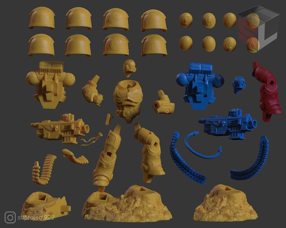 Astartes with Heavy Bolter- Warhammer 40k