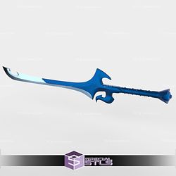 Cosplay STL Files Separated Swords of Power Masters of the Universe 3D Print Wearable