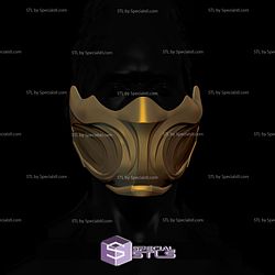Cosplay STL Files Scorpion Mask Mortal Kombat 3D Printing Figurine
