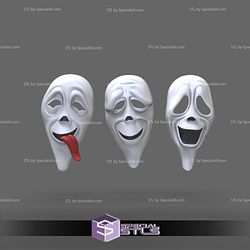 Cosplay STL Files Scary Movie Masks 3D Print Wearable
