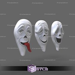 Cosplay STL Files Scary Movie Masks 3D Print Wearable