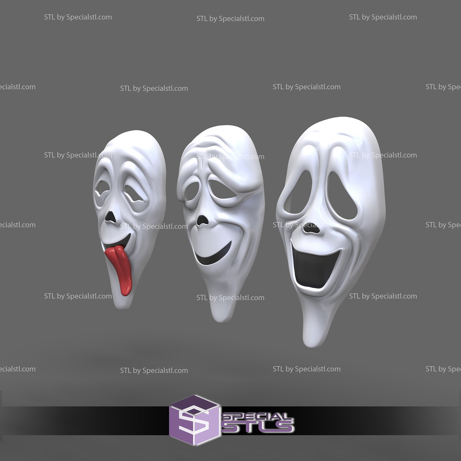 Free STL file Scared face 😱・3D printable model to download・Cults