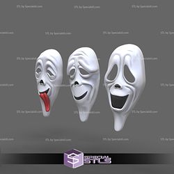 Cosplay STL Files Scary Movie Masks 3D Print Wearable