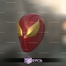 Cosplay STL Files Red Iron Spider Helmet