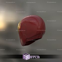 Cosplay STL Files Red Iron Spider Helmet
