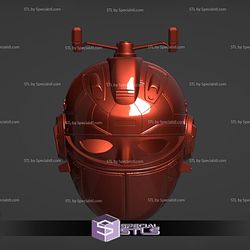 Cosplay STL Files Red Beetleborg Helmet