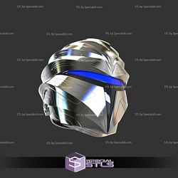 Cosplay STL Files Quicksilver Silverhawks Helmet