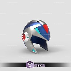 Cosplay STL Files Megaman X Helmet 3D Print Wearable