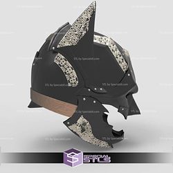 Cosplay STL Files Medieval Batman Helmet V2 3D Print Wearable