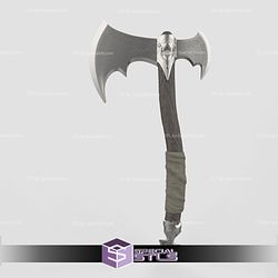 Cosplay STL Files Medieval Batman Axe 3D Print Wearable