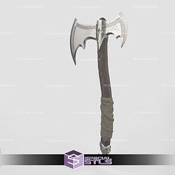 Cosplay STL Files Medieval Batman Axe 3D Print Wearable