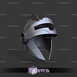 Cosplay STL Files Mandalore Police Helmet 3D Print Wearable