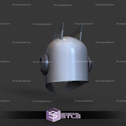 Cosplay STL Files Mandalore Police Helmet 3D Print Wearable
