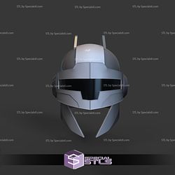 Cosplay STL Files Mandalore Police Helmet 3D Print Wearable